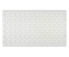 Wenko Vasca Rocha Tappetino Antiscivolo Per Vasca Da Bagno Con Extra molte Ventose, caucciÃ¹ naturale, bianco, 70Â x 40Â x 0.1Â cm
