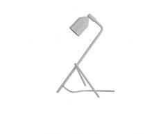 Mathias 3480026 Lampada da Scrivania, Metallo, 40 W, Bianco, L18 P20 H33,5