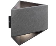 AEG Lampada da Parete per Esterni, 2 luci, Antracite