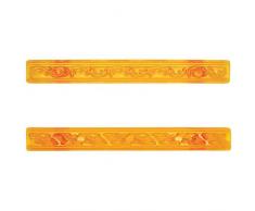 jem 108SD015 Tagliapasta per Cake Design, Bianco, 9 x 2 x 25 cm, 2 unitÃ 