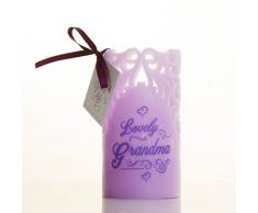 Boxer Gifts Nonna Cera Senza Fiamma Candela, Viola