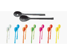 ZAK Designs 0016-0425E Posate per Insalata 36Â cm Bianco Jumbo melamina