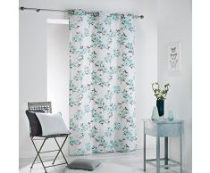 Cotone di interno Ashley Tenda a occhielli, Cotone, menta, 140 x 240 cm
