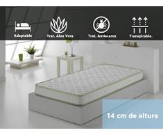 Dormio Ortopedic Sport Materasso, espumaciÃ³n, 90Â x 200Â x 14