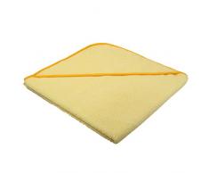 Stilana 3427216 Happy, Asciugamano con Cappuccio per Bambini, 90 x 90 cm, Giallo