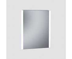 Kristaled Ilse 60Â x 80Â cm con Luce LED Specchio da Bagno sabbiatura Laterale e Frontale Doppia, Vetro, Argento, 60Â x 80Â x 2.5Â cm