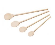 Kesper Cucchiaio, in Legno di faggio, Marrone, 4Â Pezzi