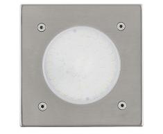 Eglo 93481 illuminazione esterna luce pavimento da incasso diametro LED Lamedo 10 cm, in acciaio inox