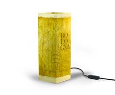 W-Lamp Wl658Shd Bologna Lampada Arredo, Carta, Crema, 11 X 11 X 32 cm