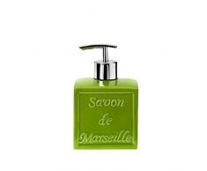 Spirella 40.07264 SDM - Dispenser di Sapone Liquido, 9 x 9 x 15 cm, Colore: Verde