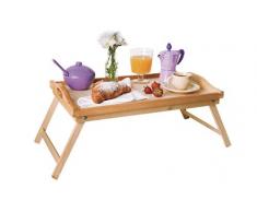Excelsa Real Wood Vassoio Colazione Letto, Legno Naturale