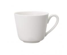 Villeroy & Boch Twist Tazza Espresso Senza Piatto, Premium Porcellana, Bianco