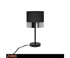 Zons Mia Lampada da Tavolo Tocco Nero H 41Â cm