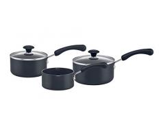 Prestige Diamond Shield - Padelle antiaderenti, in alluminio, Alluminio, milkpan, 16 and 18cm saucepans