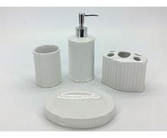 GENERAL TRADE Set Bagno 4Pz Bianco