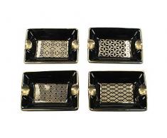 J. Kersten BV Posacenere, Ceramica, Mix, 4 Pezzi