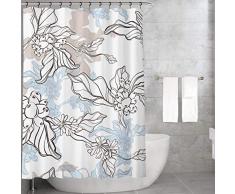 Bonamaison Tende da Doccia, Poliestere, Multicolore, 155x220 cm