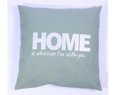 La Finesse Copricuscino Decorativo Quadrato 50 x 50 cm per la casa in Cotone per Soggiorno Divano Camera da Letto cc213, Tessuto colorato, Taglia Unica