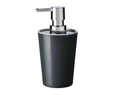 RIDDER Dispenser di Sapone alla Moda, in melamina, Grigio, 8Â x 8Â x 12.9Â cm