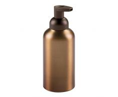 InterDesign Metro Dispenser sapone schiuma | Portasapone ricaricabile con erogatore in plastica | Per sapone schiumoso o crema corpo idratante | Alluminio bronzo