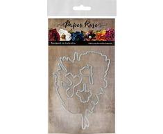 PAPER ROSE -3PL Fustelle di Carta per Rose THNKS BNCH, Grazie a Un Mazzo, taglia unica