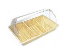 Garcia de Pou Cesta Simile Vimini con Cupola GN 1/1 Beige Pp - 1 unitÃ 