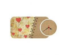 Asir Group LLC Orologio da Parete, Multicolore