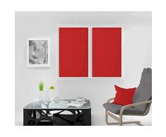 Soleil docre Kiel - Paraspifferi in Voile, Poliestere, 60 x 120 cm, Colore: Rosso