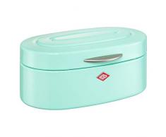 WESCO Single Elly Cestino per Il Pane, Acciaio Inox, Menta, 32Â x 19.4Â x 14Â cm