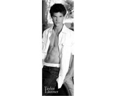 1art1 49228 Poster da Porta Taylor Daniel Lautner, Ritratto in Bianco e Nero II, 158 x 53 cm