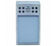 Euro Palms 83331807, Posacenere Window, Argento (Silber)