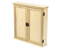 Rayher 62379000Â raccolta armadietto in legno FSC Mix Credit, 30,2Â x 7,2Â x 30,3Â cm, 24Â cassetti