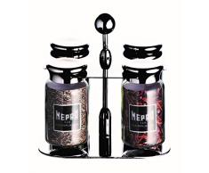 MEPRA Portaspezie 1 Piano Coccola, Acciaio Inossidabile 18/10