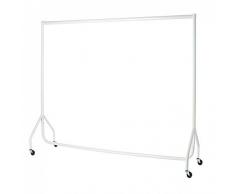 The Shopfitting Shop Stand Appendiabiti Resistente, Bianco, 1,8Â m di Lunghezza x 1,5Â m di Altezza, Telaio di Acciaio da 32 mm