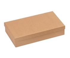 Glorex scatole di cartone, Cartone, naturale, 21,2Â x 12Â x 4,5Â cm