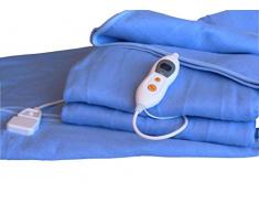 CHROMEX Coperta Riscaldante, Blu, Unica