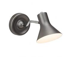 Brilliant 94271/22Â Britney applica appendiabiti, metallo/NC, E14, 40Â W, Grigio