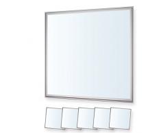 LEDVero Pannello ultrasottile con trasformatore EMV2016, Bianco freddo 6000K, 60x60, 36W, 3000lm, 5 Pezzi