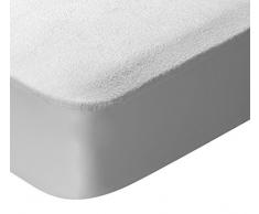 Pikolin Home - Proteggi-materasso, spugna, 100% cotone, impermeabile e traspirante, 60 x 120 cm, Culla 60. Tutte le misure