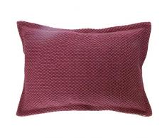 Unique Living - Cuscino decorativo, Cotone, cassis, 40 x 60 cm