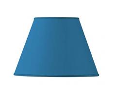 Paralume CÃ´nique tessuto Ã 20Â x 10Â x 15Â Blu Vivo