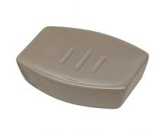 2x12x12 cm Ceramica FERIDRAS Cuba Portasapone Bianco