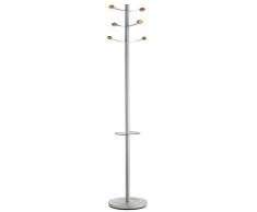 Unilux Bouquet Appendiabiti da Terra, Metallo, Metallo Grigio, 59.3Â x 33Â x 175Â cm