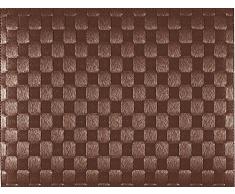 Saleen - Tovaglietta americana rettangolare, 30 x 40 cm, Marrone, 1 pezzo