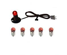 Alfred Kolbe Krippen AM 34 Presepe Accessori, Set da 5, Colore: Rosso, con Cavo da 4,5 V E Supporto per E 14
