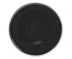 H&H Tokyo Set 4 Piatti Fondi, Stoneware, 20 cm, Nero