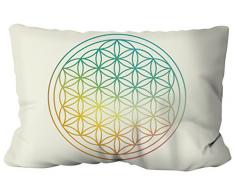 Simply Cosy Scatola di Cartone, Prodotto con Un Motivo Leger 016Â Cuscino del nocciolo di Ciliegia, Cotone, Diverse, 26Â x 19Â cm