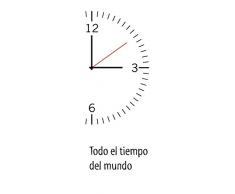 PLAGE Decorazione murale Adesivo Gigante-Todo Il Tempo del Mondo, Vinile, Bianco, 60Â x 3Â x 180Â cm