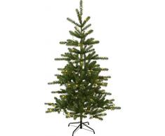 Star 606 â 08, LED Natale alberoVisby, con base in metallo, plastica, verde, 10.6 x 10.6 x 18.0 cm