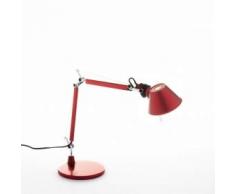Artemide Tolomeo Micro Lampada da Tavolo, Rosso